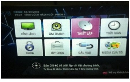 Cách sắp xếp kênh TV LG